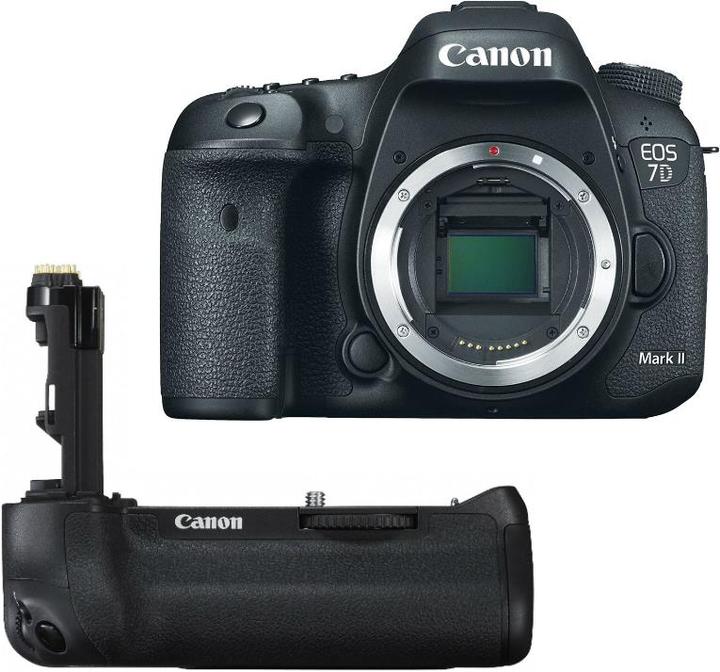 Produktbild Canon EOS 7D Mark II Body + Batteriegriff BG-E16