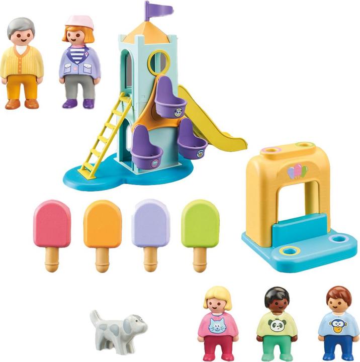 Actual product image Playmobil Adventure tower with ice cream stand (71326, Playmobil 1.2.3)