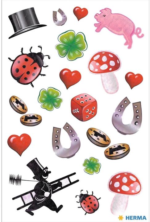 Produktbild HERMA Sticker Glück
