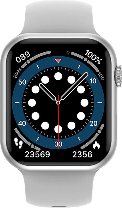 Produktbild Kumi Smartwatch KU3 META Enhanced srebrny (silver) (35 mm)
