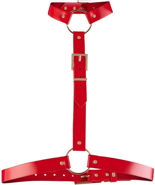 Kinky Diva body harness red