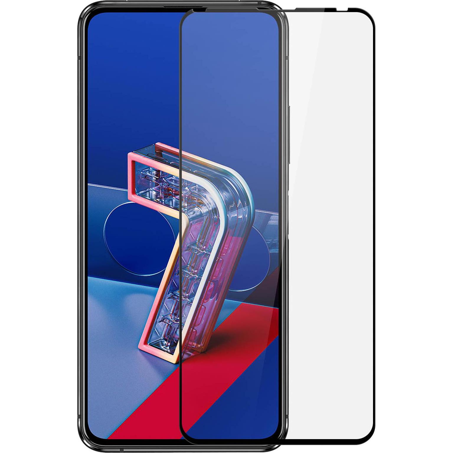 Thumbnail - Avizar Panzerglas, Glas Schutzfolie, Schutzglas (1 Stück, Asus Zenfone 7), Smartphone Schutzfolie, Schwarz