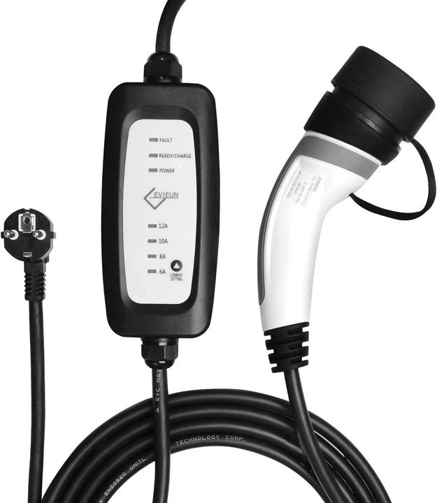 Actual product image Evieun charger cable (Type F, 3.60 kW, 16 A)