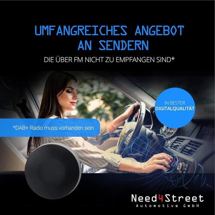 Produktbild Need4Street DAB+ Autoantenne mit Verstärker und SMB-Stecker