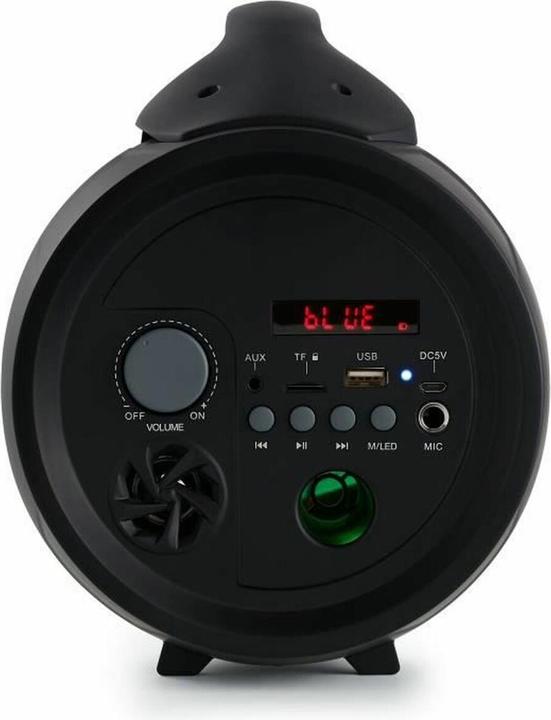 Produktbild Bigben PARTY Pro Bluetooth-Lautsprecher (Schwarz, Lichteffekte, USB-Anschluss, 3,5 mm AUX-IN, Tragegriff) (Akkubetrieb)