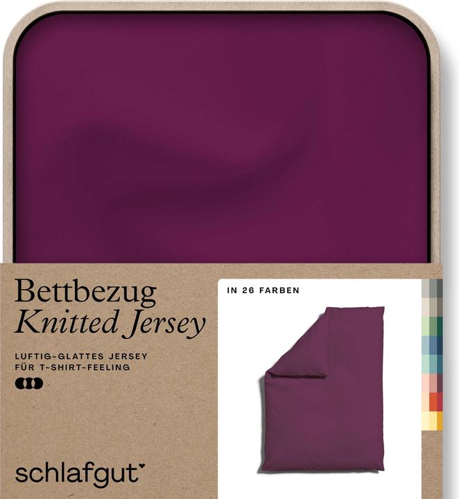 Immagine prodotto schlafgut Knitted Jersey (Copripiumino, 140 x 200 cm)