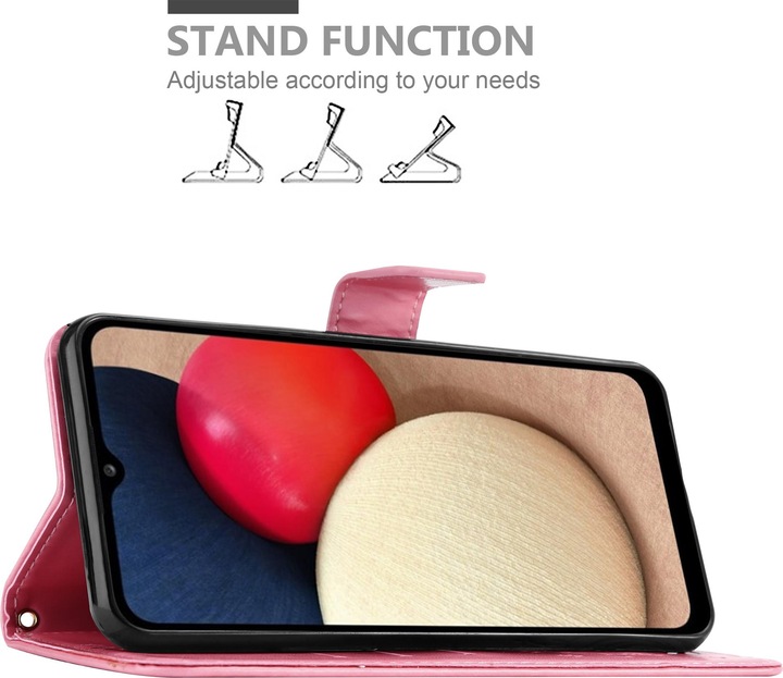 Produktbild Cadorabo Flower Book Cover (Samsung Galaxy A02s)
