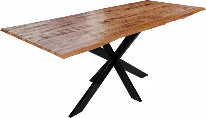 Produktbild SAM DORA U Baumkante massiv Mango (200 x 100 x 77 cm)