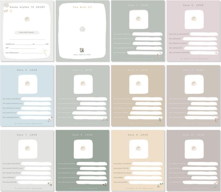 Produktbild Goldbuch aus klein wird GROSS 30x31 100 weisse Seiten 31033 (30 x 31 cm)