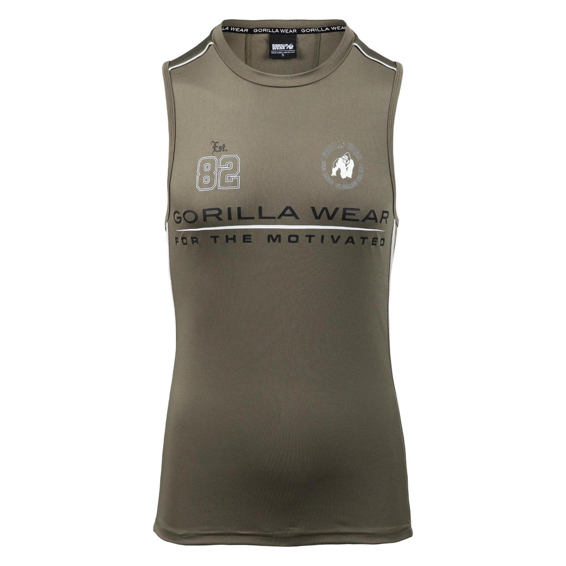 Gorilla Wear, Herren, Shirts, Broxton Tank Top - Grün, Grün, (Xxl)