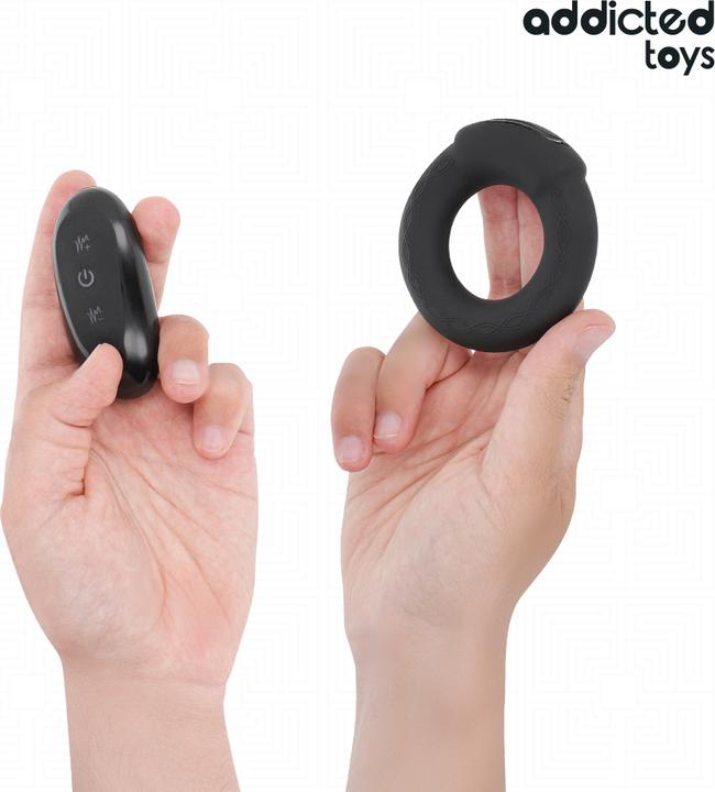 Actual product image Addicted toys - Vibrierender Cockring Mit Wã„Rmeeffekt Und Fernbedienung