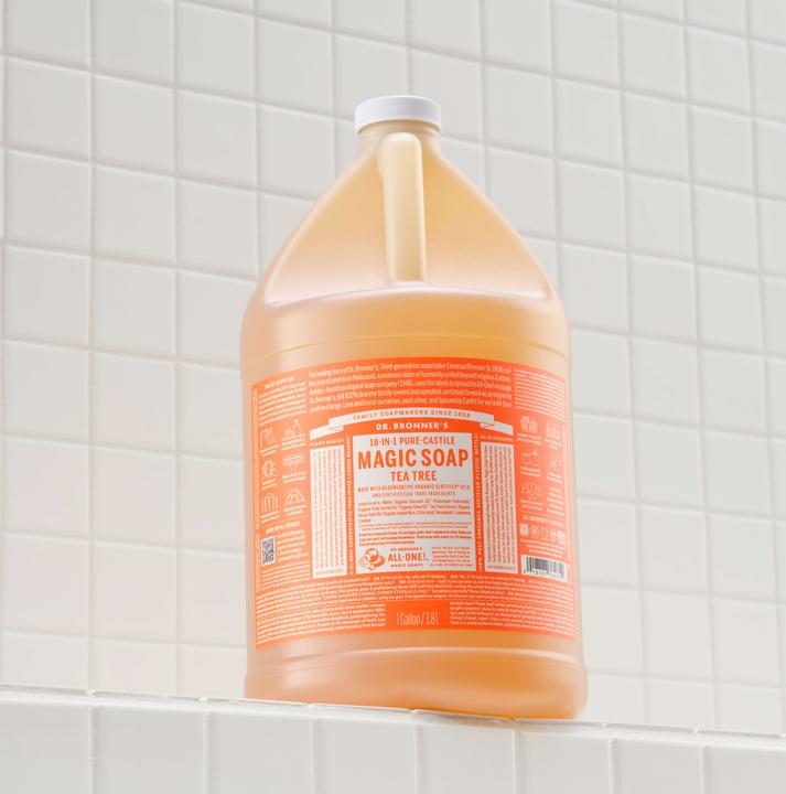 Actual product image Dr. Bronner's 18-IN-1 Tea tree (Liquid soap, 3800 ml)