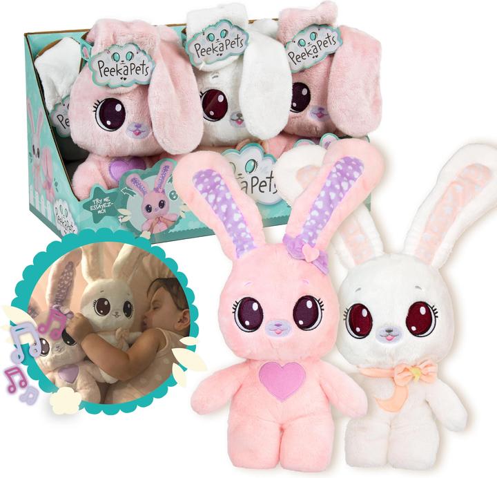 Actual product image IMC Toys 88948 IMC - PEEKAUPETS BUNNY PLUSH - COLORE CASUALE (30 cm)