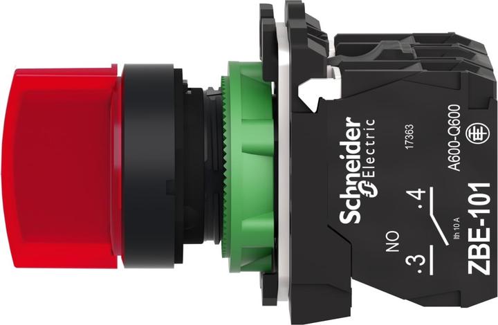Actual product image Schneider Electric Ill Selector Switch 3P Orge 1NO/1NC 24V