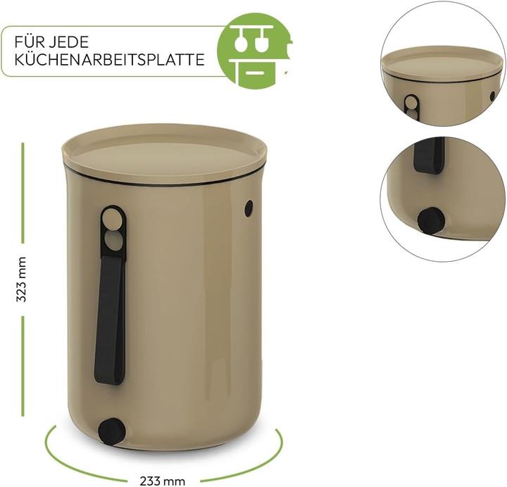 Produktbild Skaza Compostemmer Organko 2.0 25 X 23,4 X 32,8 Cm Pp Beige (9.60 l)