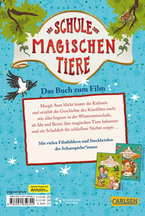 Produktbild Die Schule der magischen Tiere: Das Buch zum Film (Deutsch, Margit Auer, Nina Dulleck, 2021)
