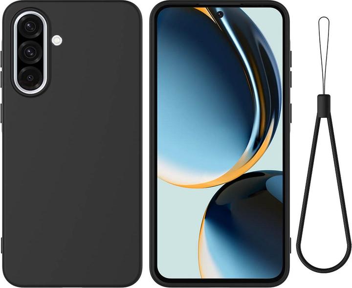Actual product image Cover-Discount Galaxy A37 Silikon Gummi Hülle mit Riemen (Samsung Galaxy A37)