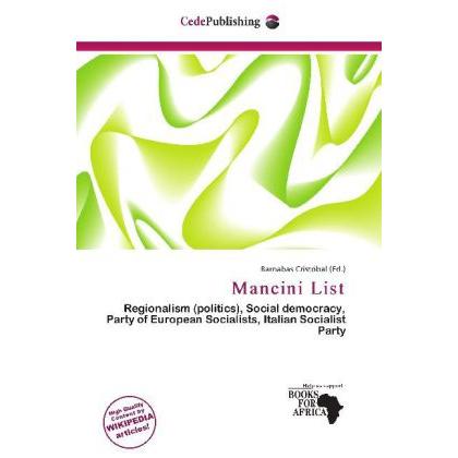 Mancini List, Fachbücher