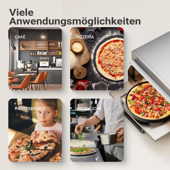 Actual product image Wiltec Pizza Oven (Pizza oven Gastro)