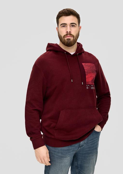 Produktbild s.Oliver Sweatshirt Kapuzensweater mit Frontprint (XXL)