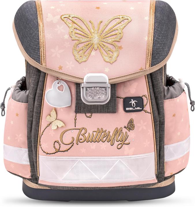 Produktbild Belmil CLASSY Schulrucksack-Set Butterfly (19 l)