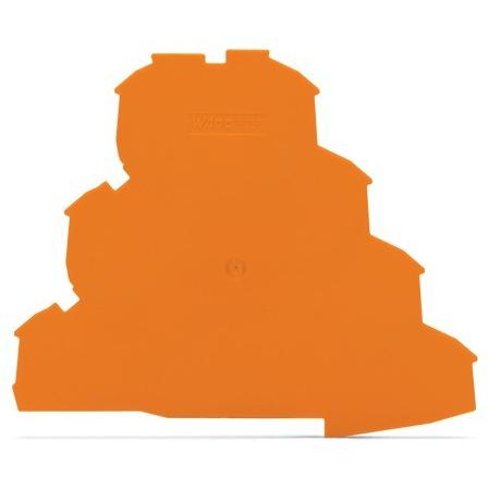 25x Wago Abschlussplatte, Elektronikzubehör + Gehäuse, Orange