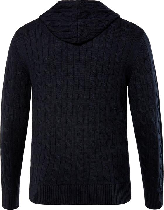 Image du produit JP1880 Sweat-shirt à capuche JP 1880, pull en maille avec motif torsadé. Jusqu'au 7 XL. (XXL)