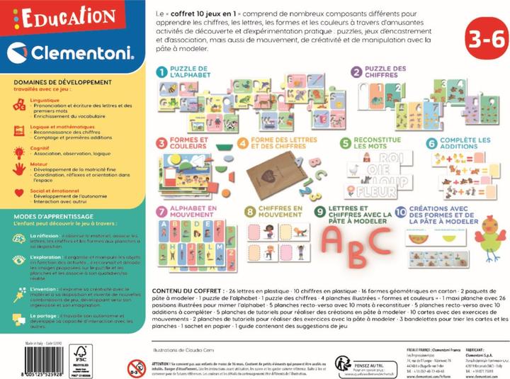 Produktbild Clementoni 10 Educational Games (Französisch)