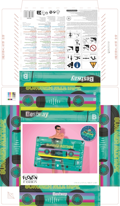 Actual product image Bestway Cassette Mattress 174cm