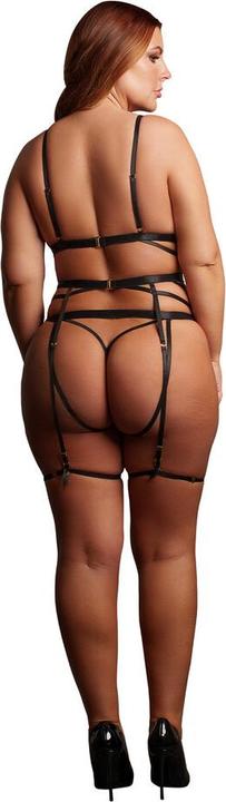 Produktbild Le Désir Lola - Strappy Set - Queen Size - Black (3XL, 4XL, 5XL, XXL)