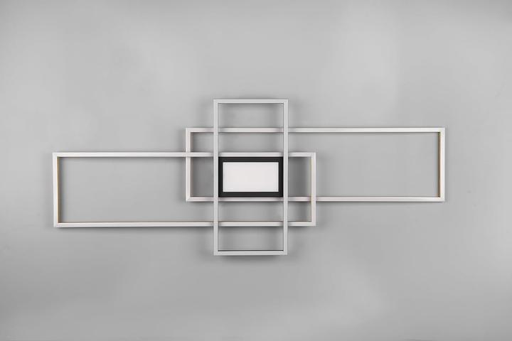 Image du produit Trio Plafonnier Irvine, 7100 lm, 3000-6500 K, LED 60 W, laiton mat/noir mat (7100 lm)