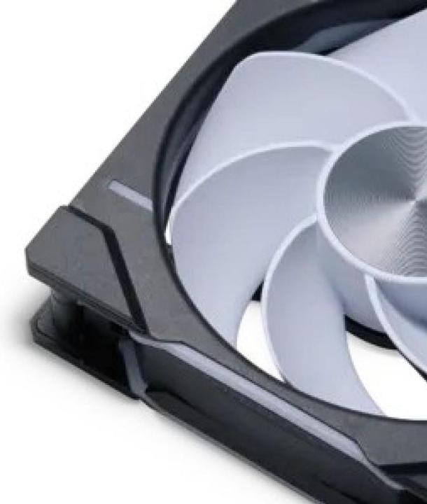 Actual product image Phanteks D30 PWM Reverse Airflow D-RGB Fan, 3-pack - 120mm, black (120 mm, 3x)