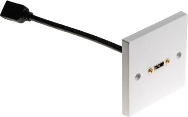 Image du produit RS PRO Single faceplate HDMI stub (Boîtier)