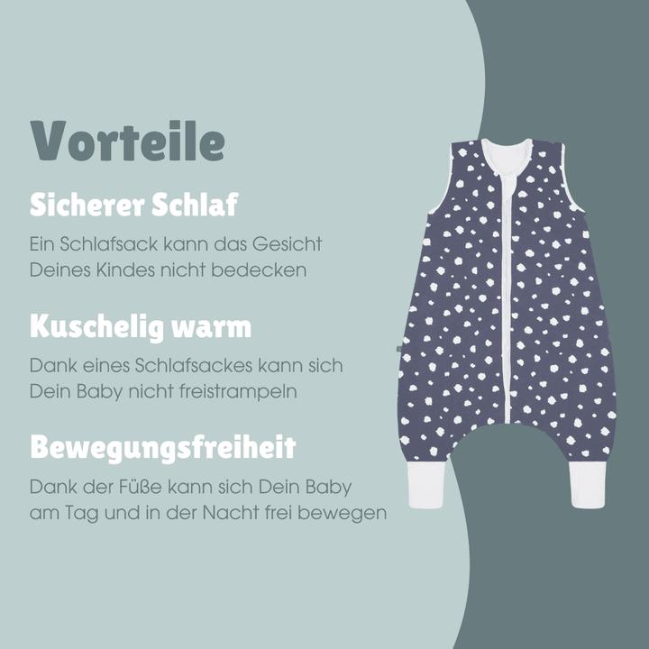 Actual product image Emma & noah Schlafsack mit Füssen 2.5 TOG (70 cm, 2.5 TOG)