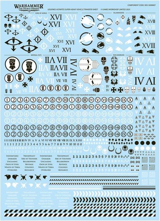 Produktbild Games Workshop Warhammer 30k - Legiones Astartes : FellBlade Super Heavy Battle Tank (Kunststoff)
