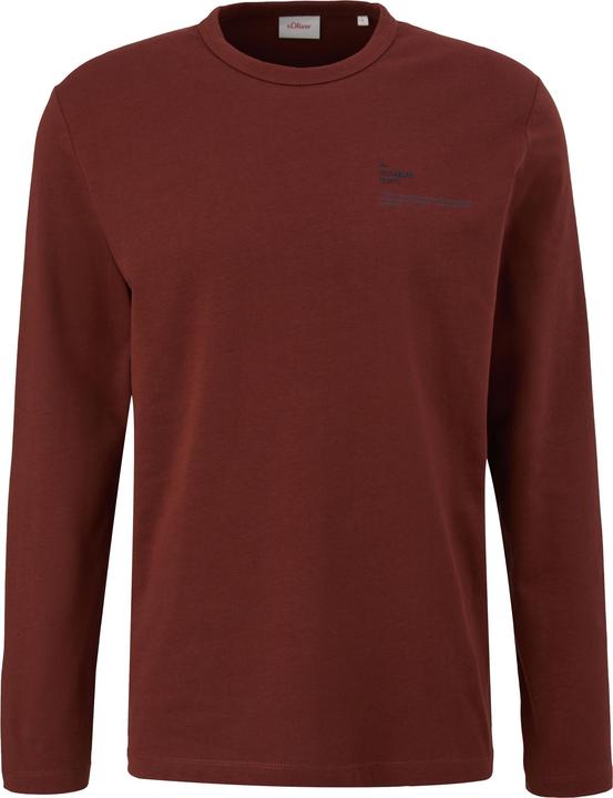 Produktbild s.Oliver T-Shirt Longsleeve mit Frontprint (XXL)