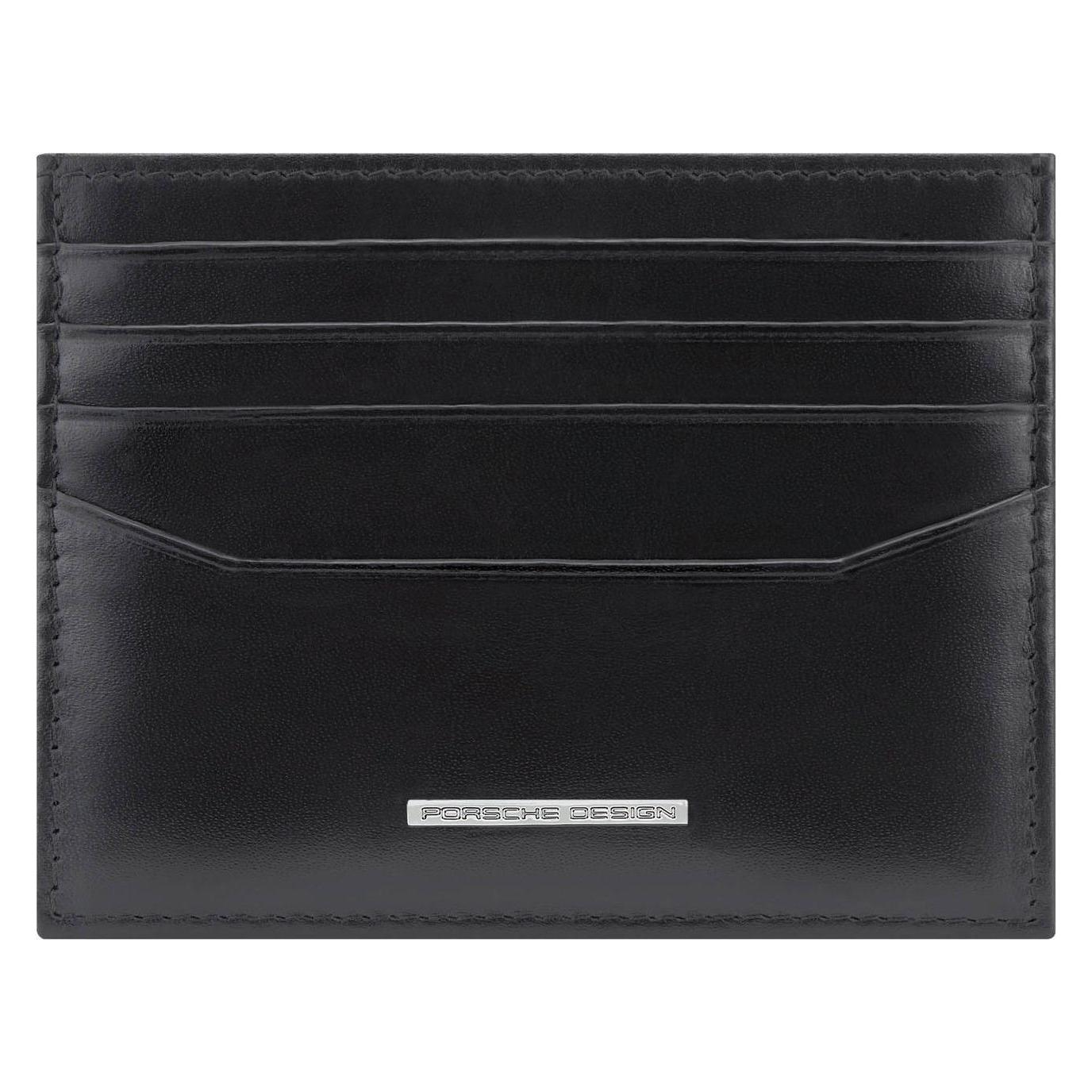 Porsche Design, Damen, Portemonnaie, Pd Slg Classic Cardholder 8, Schwarz