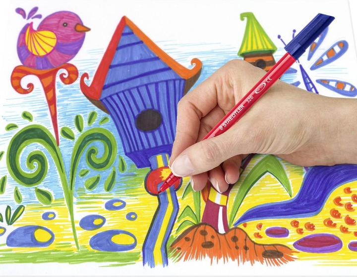 Produktbild Staedtler Noris 326 Fasermaler (Gemischte Farben, 20 x)