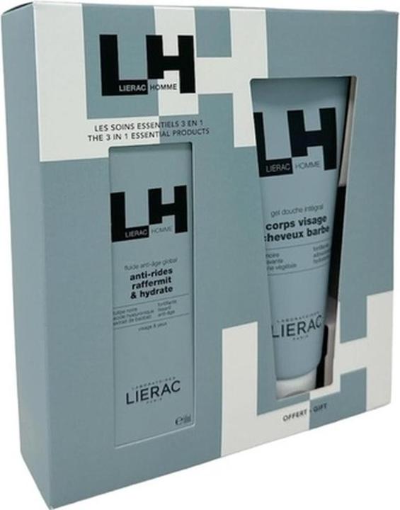 Lierac Cof Homme Anti-Aging Creme 50ml + Duschgel 200ml (Maniküre Set)