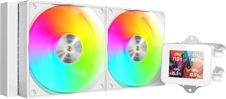 Image du produit Mars Gaming Kit Watercooling Aio Ml-Vision RGB - 240mm (Blanc)