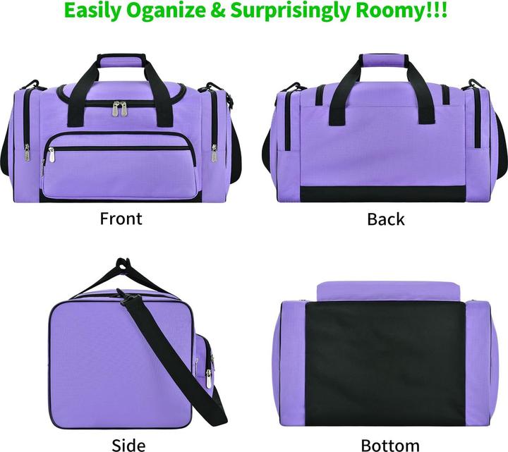 Produktbild Only-Bags.Store Sporttasche Reisetasche Fitnesstasche mit Schulterriemen Wochenendtasche