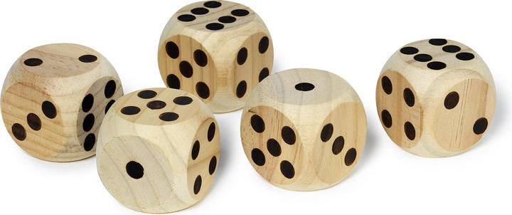 Tactic Outdoorspiel Giant Yatzy Familie Holz