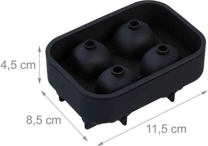 Image du produit Relaxdays 2x Totenkopf-Eiswürfelform