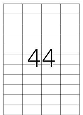 Actual product image Herma Universal labels A4