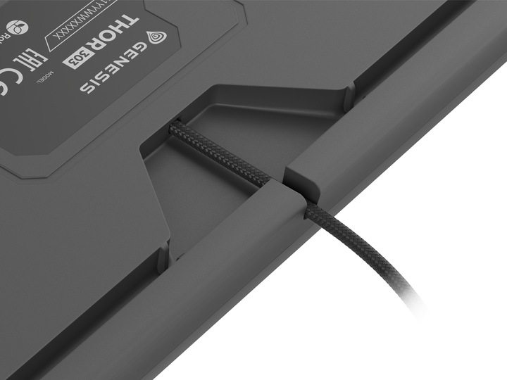 Actual product image Genesis Gaming keyboard THOR 303 brown wired (DE) (DE, Cable)