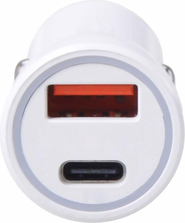 Produktbild Filmer 2er-Set USB Auto-LadegerÃ¤t, fÃ¼r USB-A und USB-C, 36 Watt, 12/24 Volt, weiss