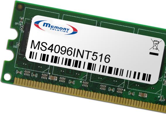 Actual product image Memorysolution Memory Solution MS4096INT516 4GB memory module (1 x 4GB)