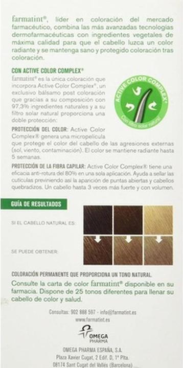 Produktbild Farmatint Classic 7c Aschblond 155ml (Aschblond)