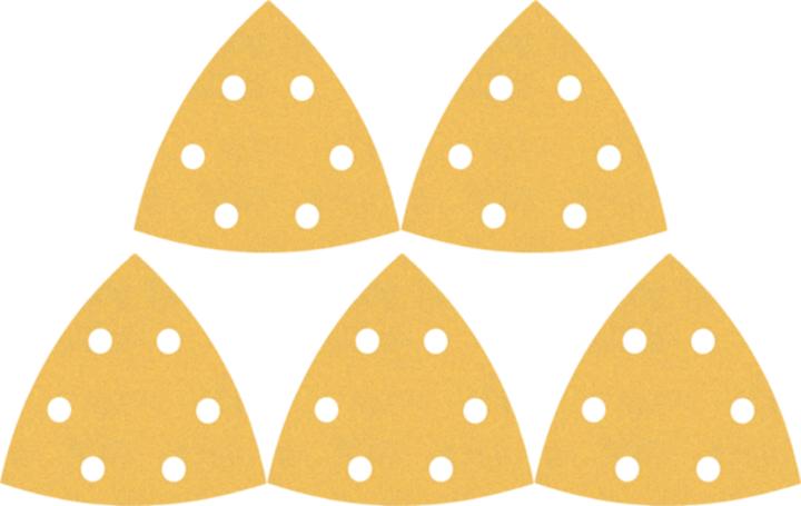 Produktbild Bosch Professional Zubehör EXPERT C470 Schleifpapier für Deltaschleifer, 93 mm, G 100, 5 Stück (100)