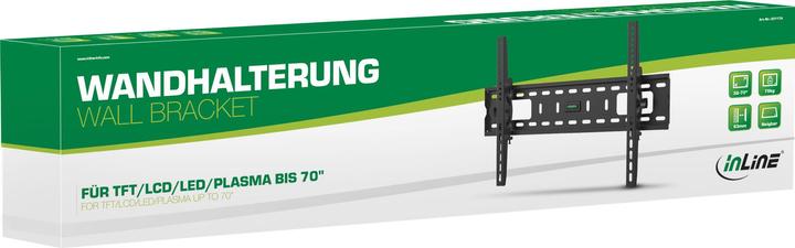 Image du produit InLine support mural, inclinable, 81-152cm (32-60 pouces) (Mur, 75 kg, 32" - 70")